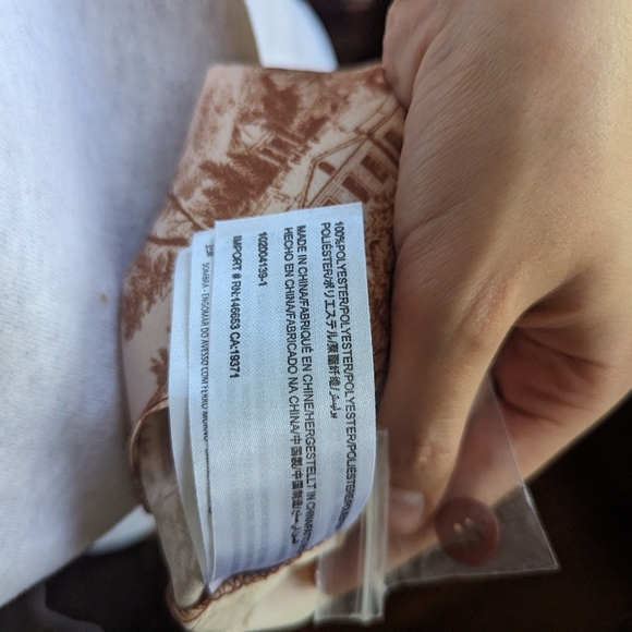 C/MEO Collective Button-Up in Rust Toile - Picture 4 of 4